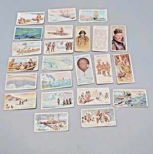 1916 JOHN PLAYER POLAR EXPLORATION Lot of 23 TOBACCO CARDS