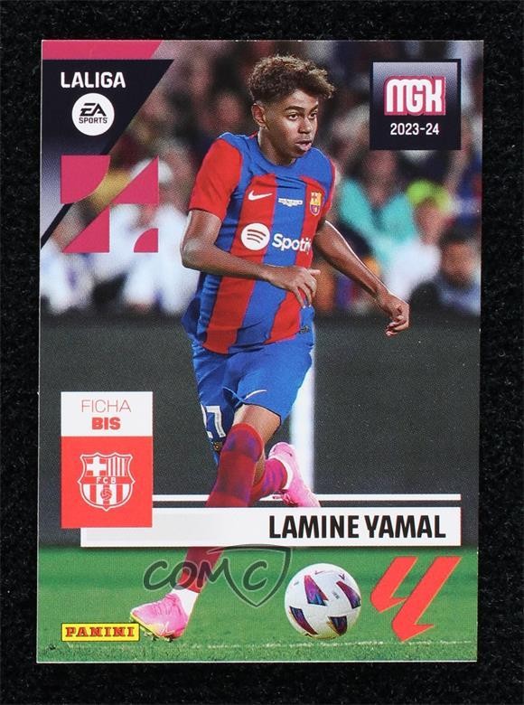 2023-24 Panini Megacracks La Liga EA Sports Lamine Yamal #108BIS Rookie RC