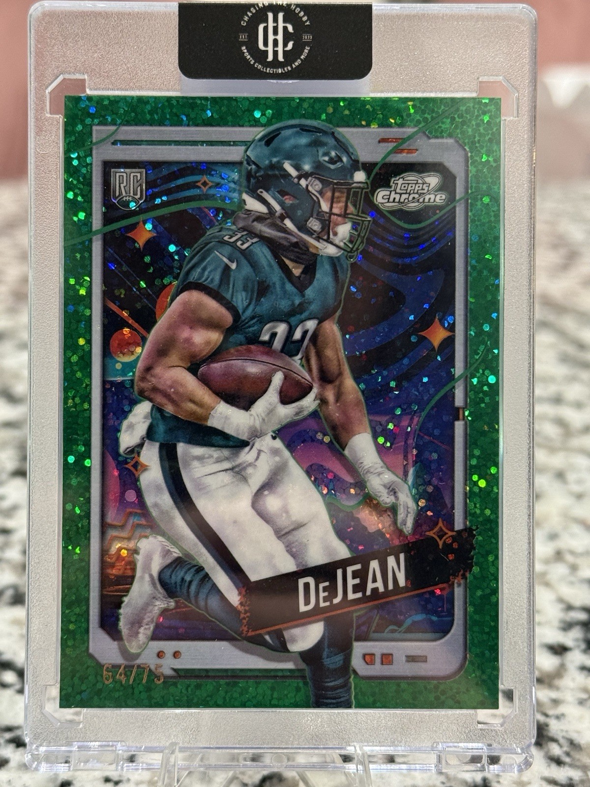 2024 Topps Chrome Cosmic - Cooper DeJean #177 Green Space Dust /75 ROOKIE RC 🔥