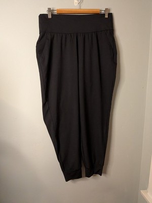 Adidas Pants Women L Black Essentials Golf Pant Straight Tapered Leg Lightweight