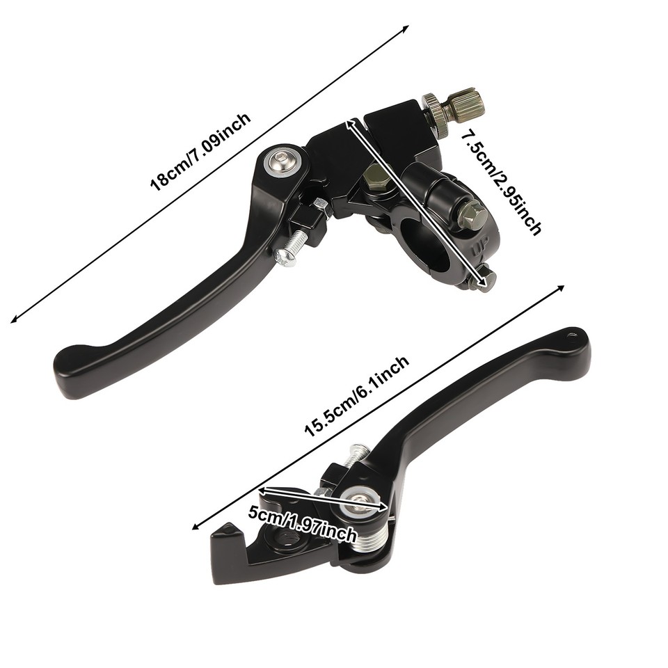 NBVLKH CNC Adjustable Short Brake Levers - Fit Kawasaki Z900, Z650, Ninja 650, Versys 2015-2020