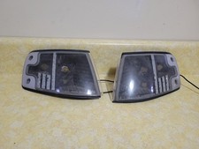 Black Housing Sonar Corner Lights Fits 88-89 Honda Crx Pair