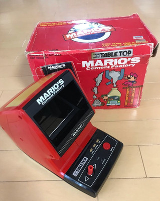 Table top MARIO'S cement factory Game watchi