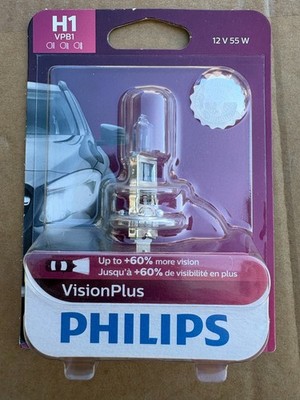 PHILIPS H1VPB1 VISIONPLUS HEADLIGHT BULB FOR H1ST H1-55NH/BP BPH1NVCN BPH1ND H1
