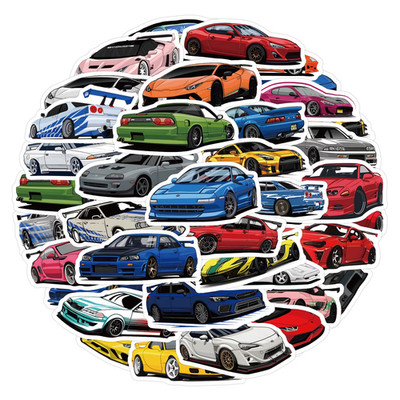 50x TUNING STYLE Sticker Autos Sportwagen Motive Auto Aufkleber Cars Stickers