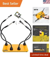 KOTTO Third Hand Soldering Tool with Four Magnetic Arms & Weighted Base – Per...
