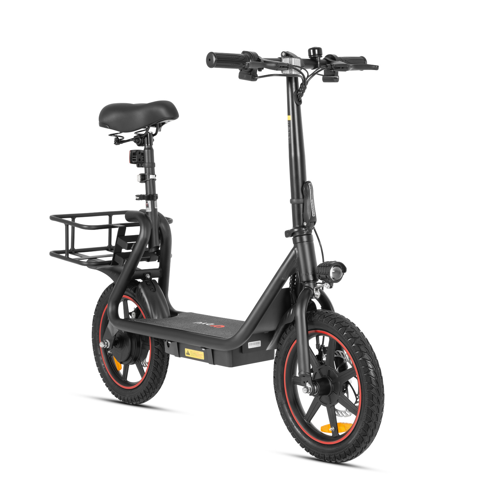 Electric Scooter with Seat, 14" E-Scooter with 350W Motor, 36V7.8AH Battery🔥