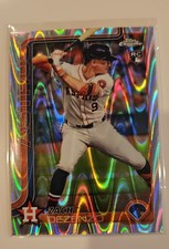 2025 Topps Chrome - Zach Dezenzo #294 RayWave Refractor (RC)