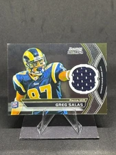 Greg Salas 2011 Bowman Sterling Rookie Relic #BSR-GS St. Louis Rams