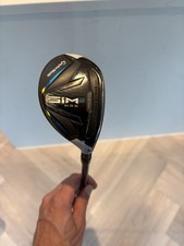 Taylormade SIM2 Rescue 4 Hybrid Golf Club, Stiff Flex