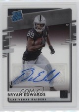 2020 Panini Chronicles Clearly Donruss Rated Rookie Bryan Edwards Auto 17wc
