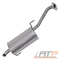 EndschalldÄMpfer SchalldÄMpfer FÜR Nissan Note 1.4 BJ 09-12
