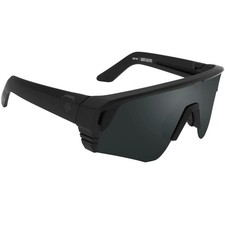 SPY MONOLITH SPEED Sunglasses Polarized Matte Black Happy Black Mirror 3DAY SHIP