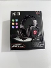 3.5mm Gaming Headset Mic LED Headphones Stereo Bass Surround For PC PS4 Xbox One