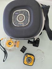 Cámara de acción Vetch Kidizoom con fundas (impermeable y de transporte) y adaptador Micro SD