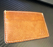 Nash Men's Brown Leather Solid Card Holder ID Holder Wallet for Men