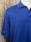 Antigua Mens SS 3-Button St. Louis Blues Hockey Polo-Size Large-100% Polyester  — photo 2