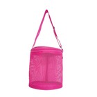 Seashell Bag Cylindrical Zipper Nylon PVC Beach Toy Bag Wide Application Large