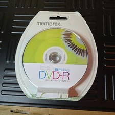 Memorex Tranquility 10 Pack DVD-R 16X 4.7 Gb 120 Minute - NEW Factory Sealed