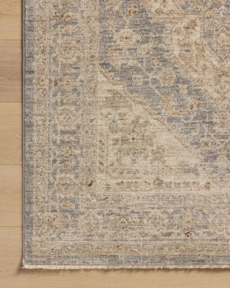 Loloi Magnolia Home by Joanna Gaines Junie JUE-05 牛仔/天然 2'-7"x10'-0".38 — 第 3/4 张图片