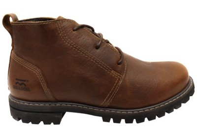 Mens Bradok Lee Comfortable Leather Lace Up Boots Made In Brazil - ModeShoesAU