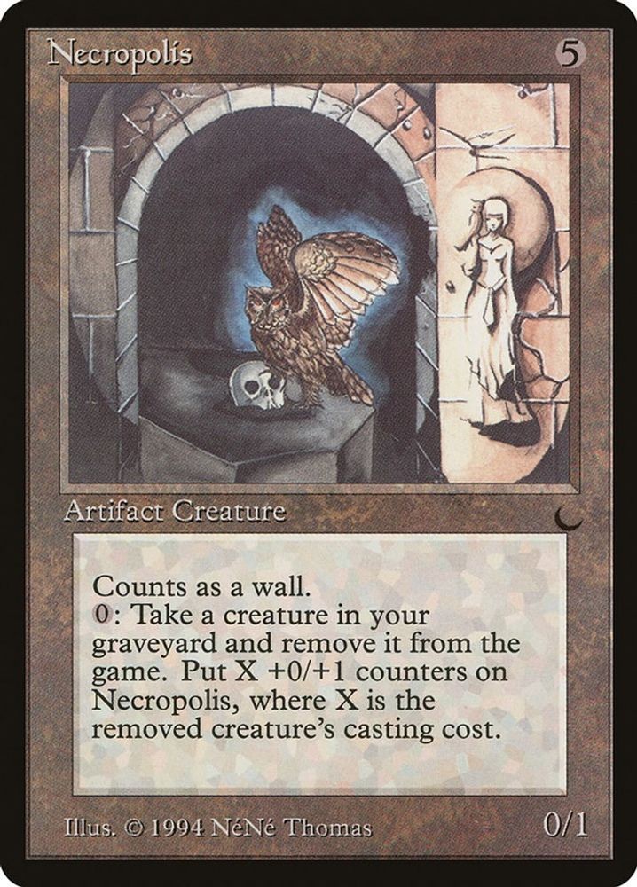 1994 Magic: The Gathering: The Dark - Necropolis (#105, Uncommon, Near Mint)