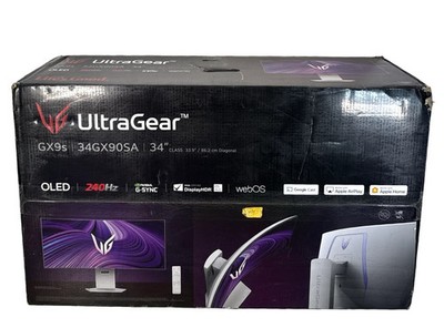 LG 34GX90SA-W 34-inch Ultragear WQHD (3440 x 1440) OLED Curved