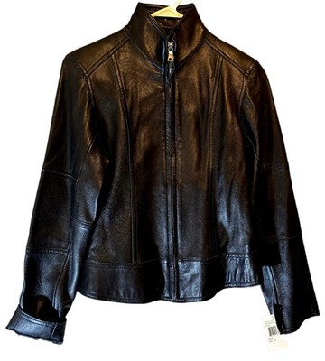 Marc New York Leather Moto Jacket Black XL. Women s Andrew Marc