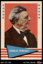 1961 Fleer #18 Charles Comiskey White Sox HOF 4.5 - VG/EX+