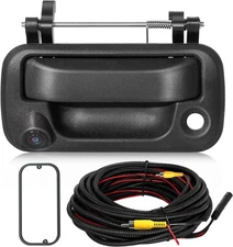 EWAY Tailgate Handle Rear Backup Camera for 2004-2016 Factory Texture Black 