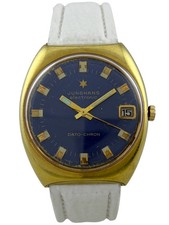 Orologio da polso uomo Junghans electronic Dato-Chron blue dial, funzionante