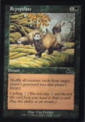 Repopulate 111/143 Urza's Legacy