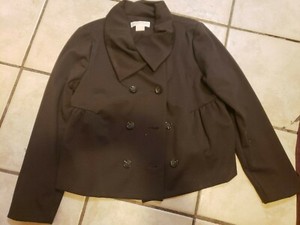 peplum peacoat