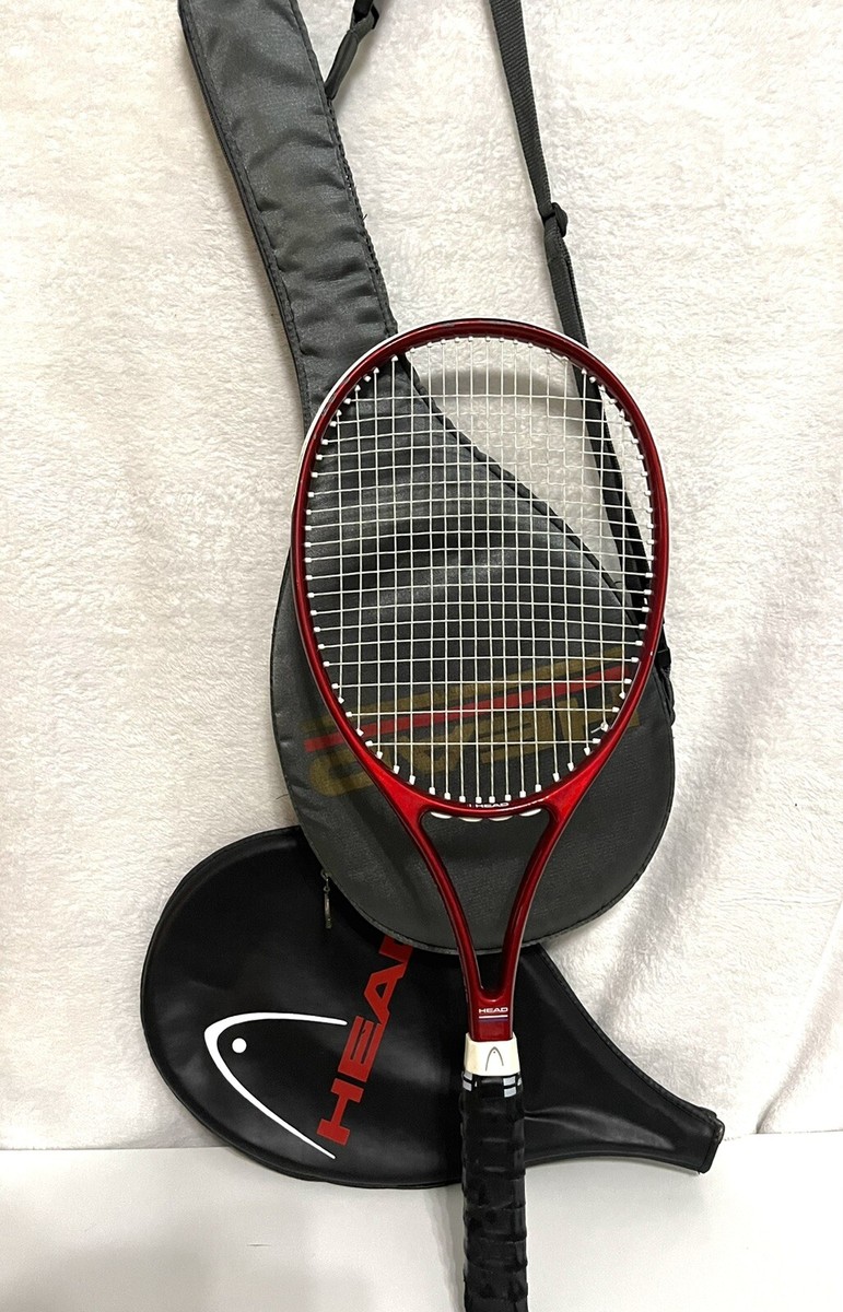 Head Graphite Edge Plus Tennis Racquet 4 5/8 Grip With Sleeve And