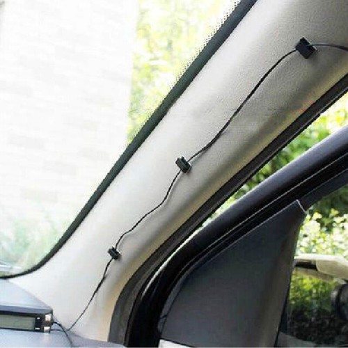20x Adhésifs Voiture Intérieur Accessoires Fil Cordon Clips Porte Câble Attache Organisateur - Photo 6/12