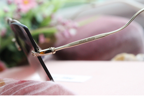 Miu Miu MU52SS ZVN0A0 Brown Cat Eye Ladies Sunglasses - Picture 6 of 9