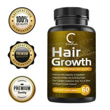 60 Pills Hair Growth Vitamins For Adults, Prevent Hair Loss, Promote Grow Hair