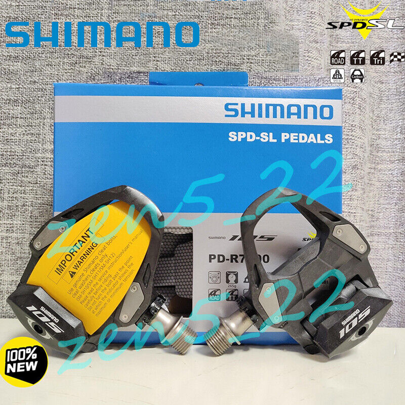 Shimano PD-R7000 SPD-SL Clipless Road Bike Pedals - Black Shimano PD-R7000 SPD-SL Clipless Road Bike Pedals - Black