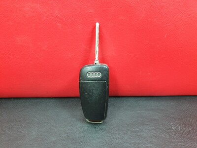 4F0837220D Audi 3 Tasten Schlüssel Fernbedienung Schlüsselanhänger Klappschlüssel komplett Platine innen