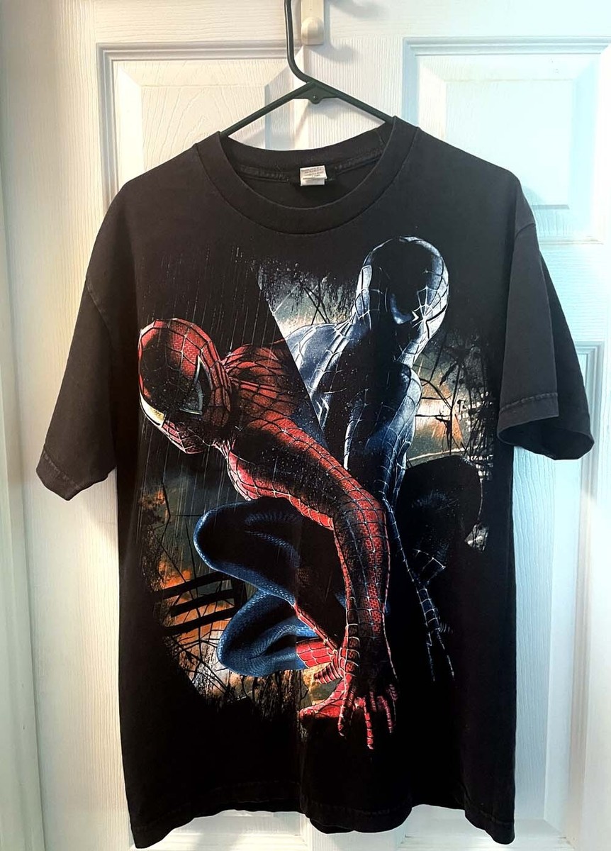Vintage RARE Spider-Man 3 2007 Movie Promo T-Shirt Size L | eBay Vintage RARE Spider-Man 3 2007 Movie Promo T-Shirt Size L | eBay