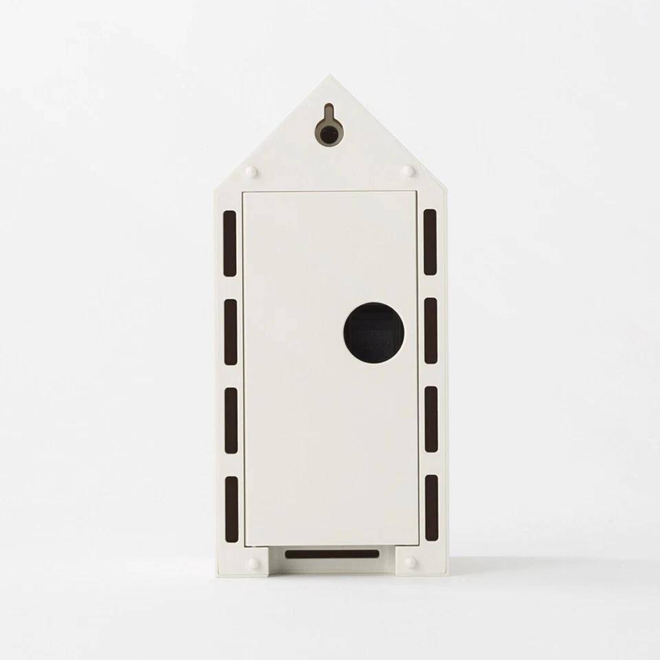 MUJI / Cuckoo clock White MJ-CCWS1 Light Sensor Cute Watch W95 × D108 × H204mm - Image 3 of 4
