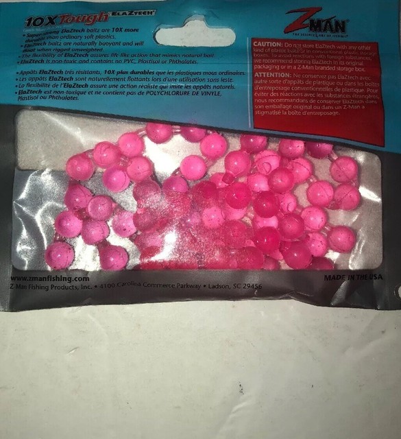 EZ Eggs Floating Fishing Roe Bait Shrimp Flavor Pink Salmon Steelhead