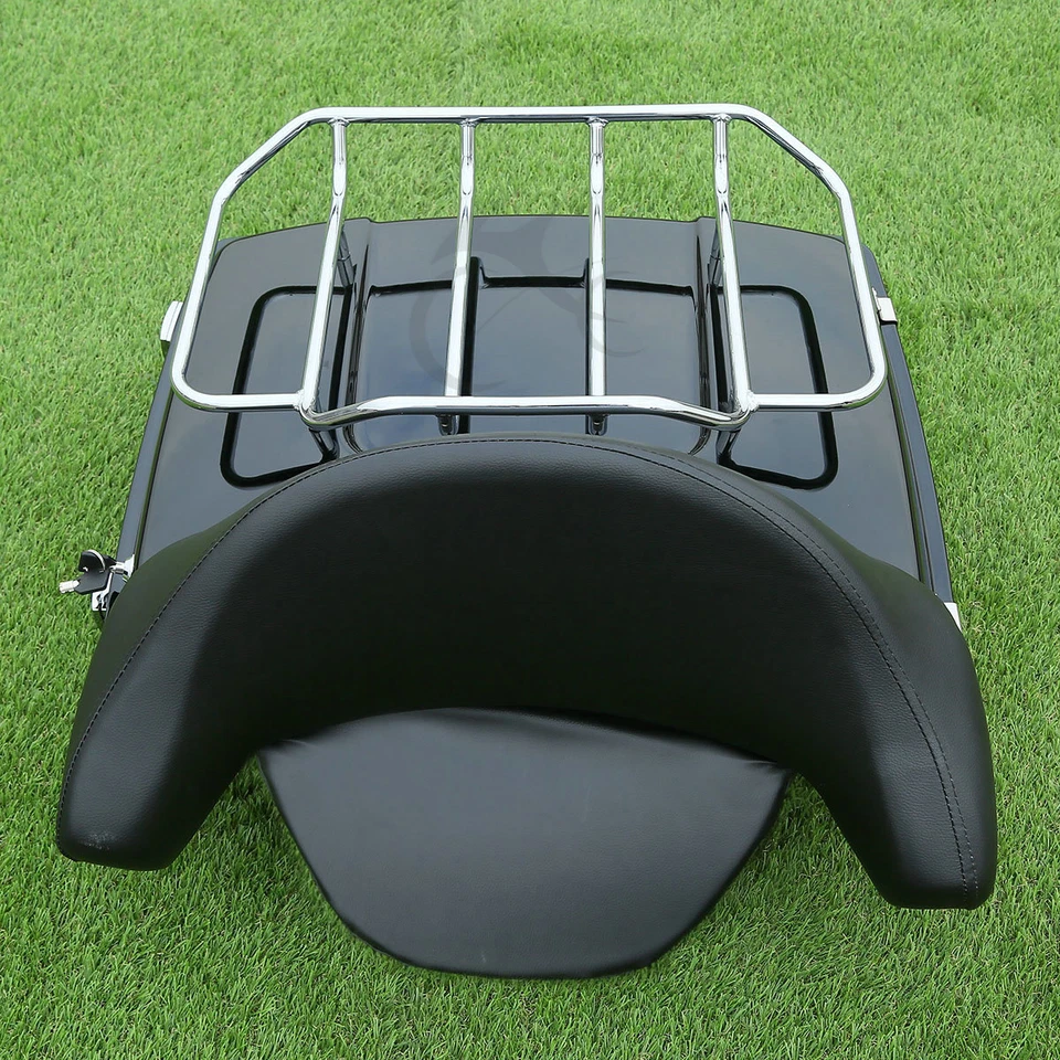 Paquete picado portaequipajes apto para Harley Touring Street Road Glide 1997-2013 Foto 3 de 4