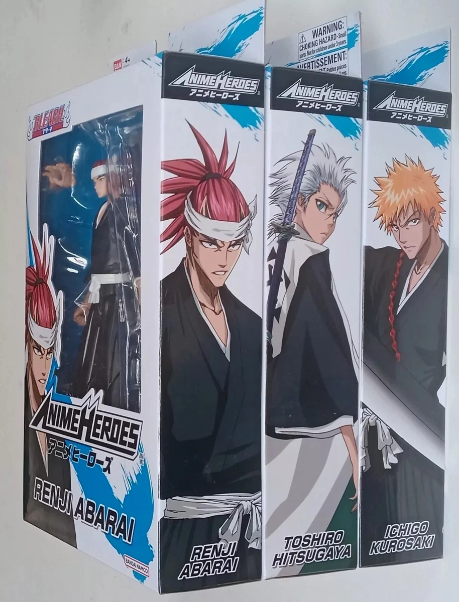 Bleach lot de 3 figurines Ichigo Renji Toshiro - Jeux & Jouets