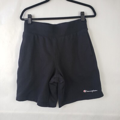 Champion Shorts Mens S Black Sweatpants Sweatshorts Gym