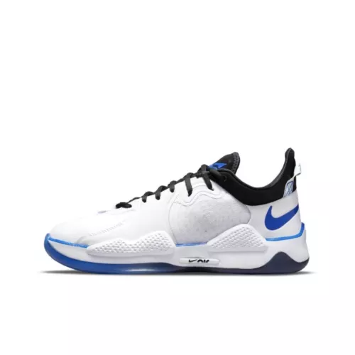 US 11.5 - Nike PG 5 x PlayStation 5 White Blue （Paul George basketball shoes）