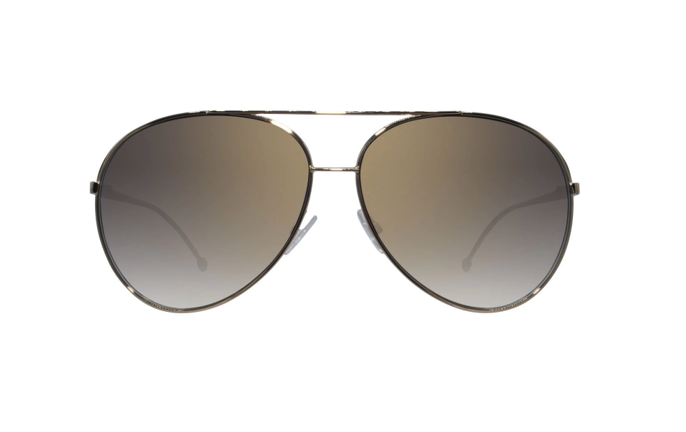 Fendi sunglasses FF286 J5GFQ 63mm Gold / Gold Mirror / Grey 