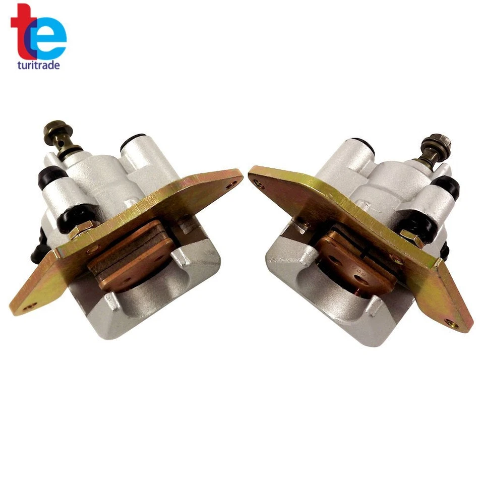 Pinza de freno delantera izquierda derecha con pastillas para Honda TRX420 Rancher 420 2009-2013 Foto 3 de 4