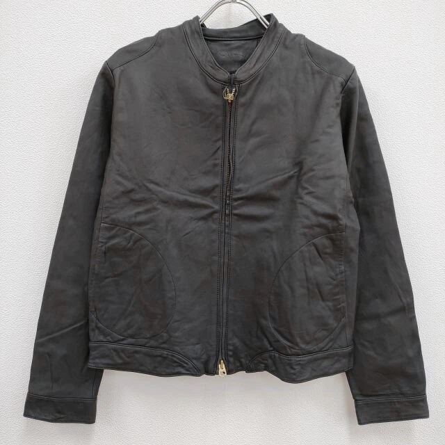 nitca】△○SHEEP LEATHER ライダースブルゾン