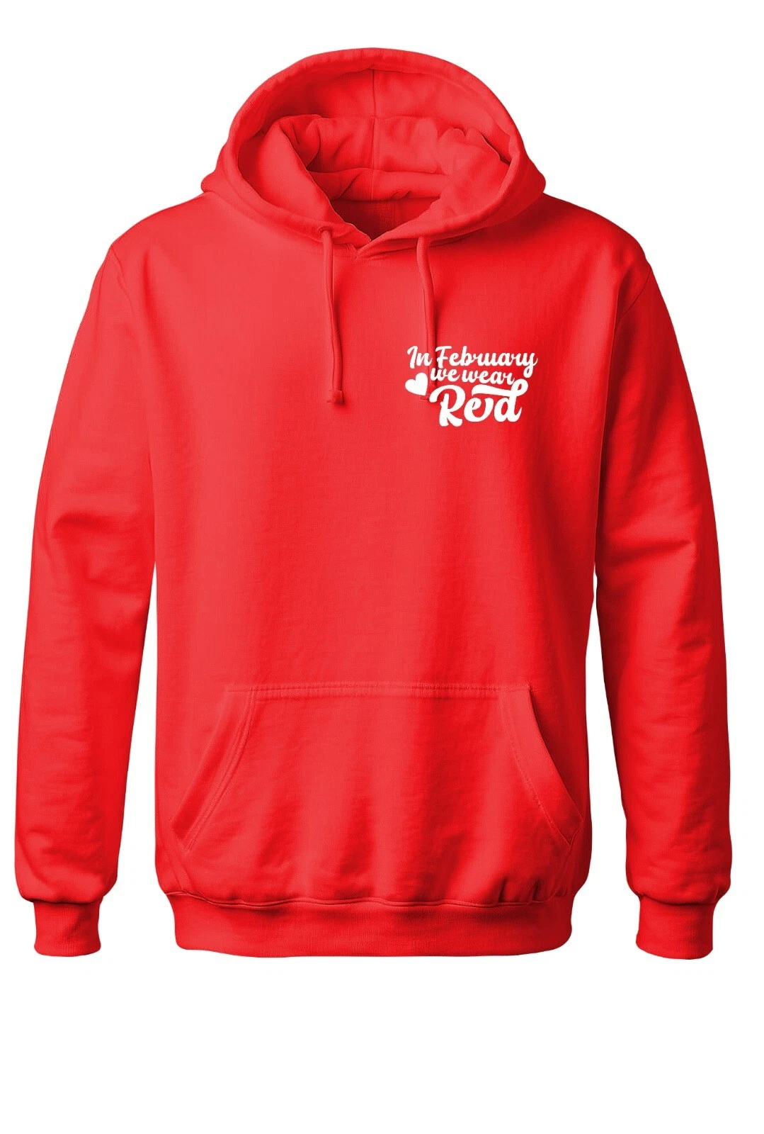 A febbraio indossiamo felpa rossa San Valentino regalo San Valentino cappuccio coppia